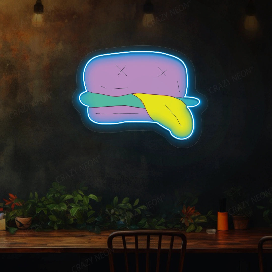 No Chill Neon Artwork | Iceblue