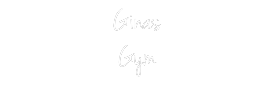 CN LED NEON: Ginas
Gym