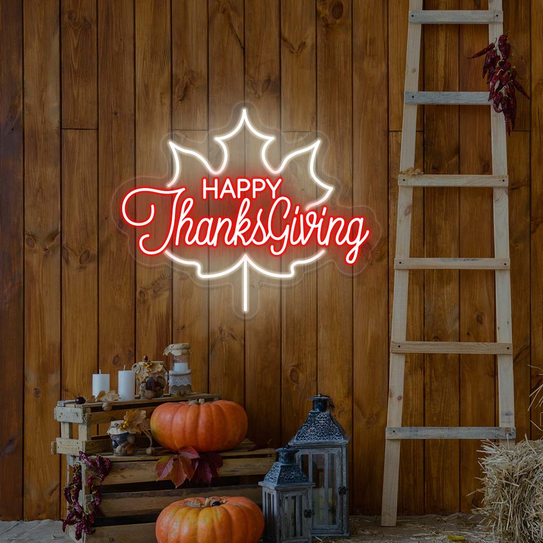 Happy Thanksgiving | White
