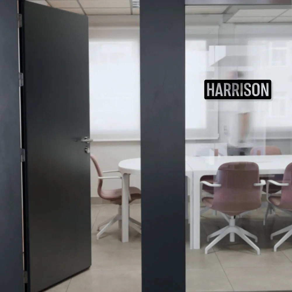 Custom Metal Name Sign