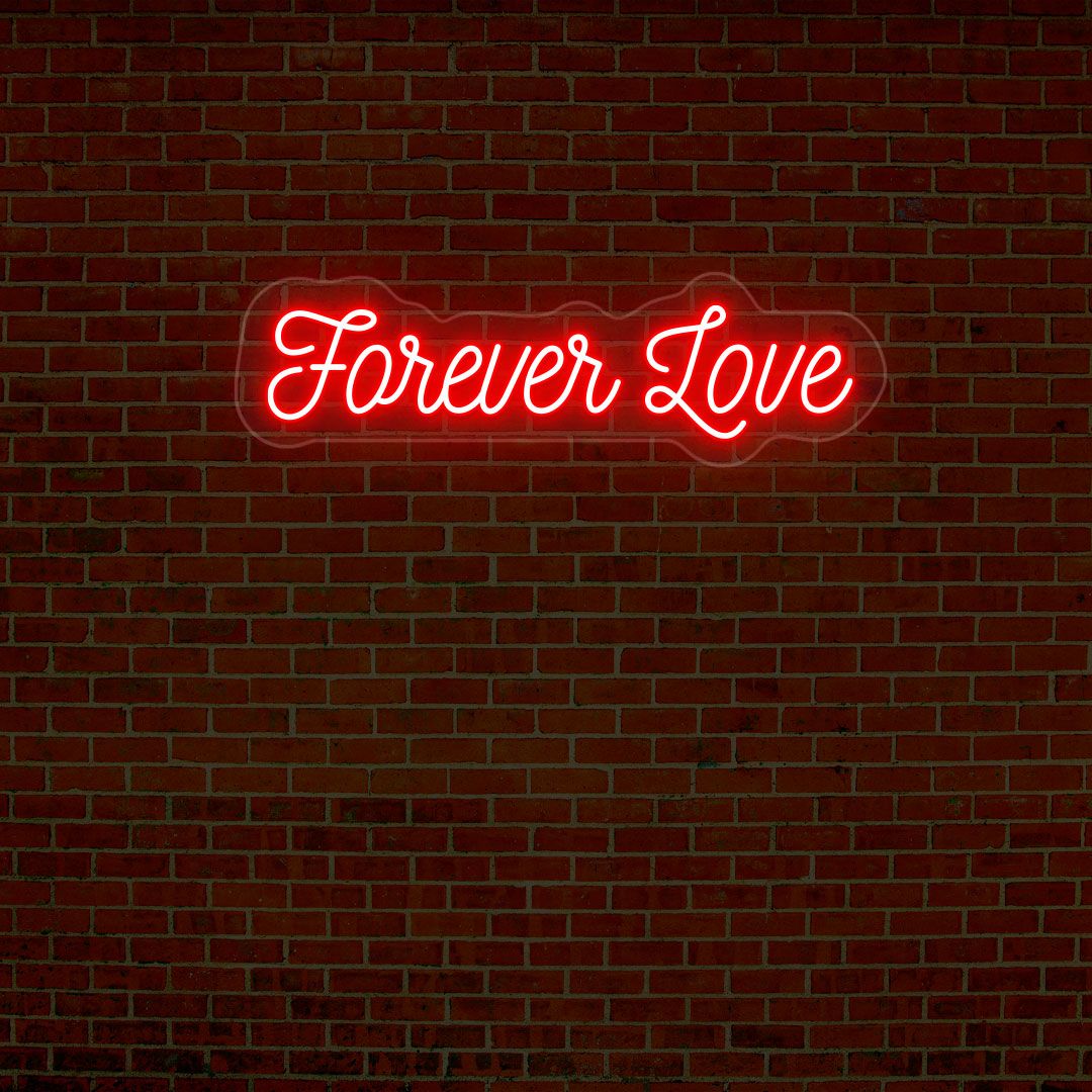 Forever Love Neon Sign | Red