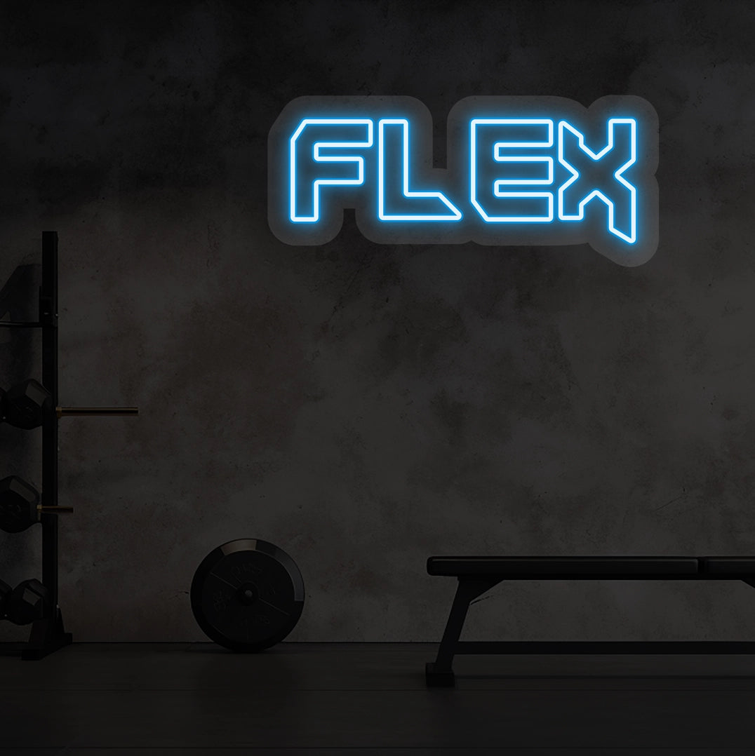 FLEX Neon Sign | Iceblue