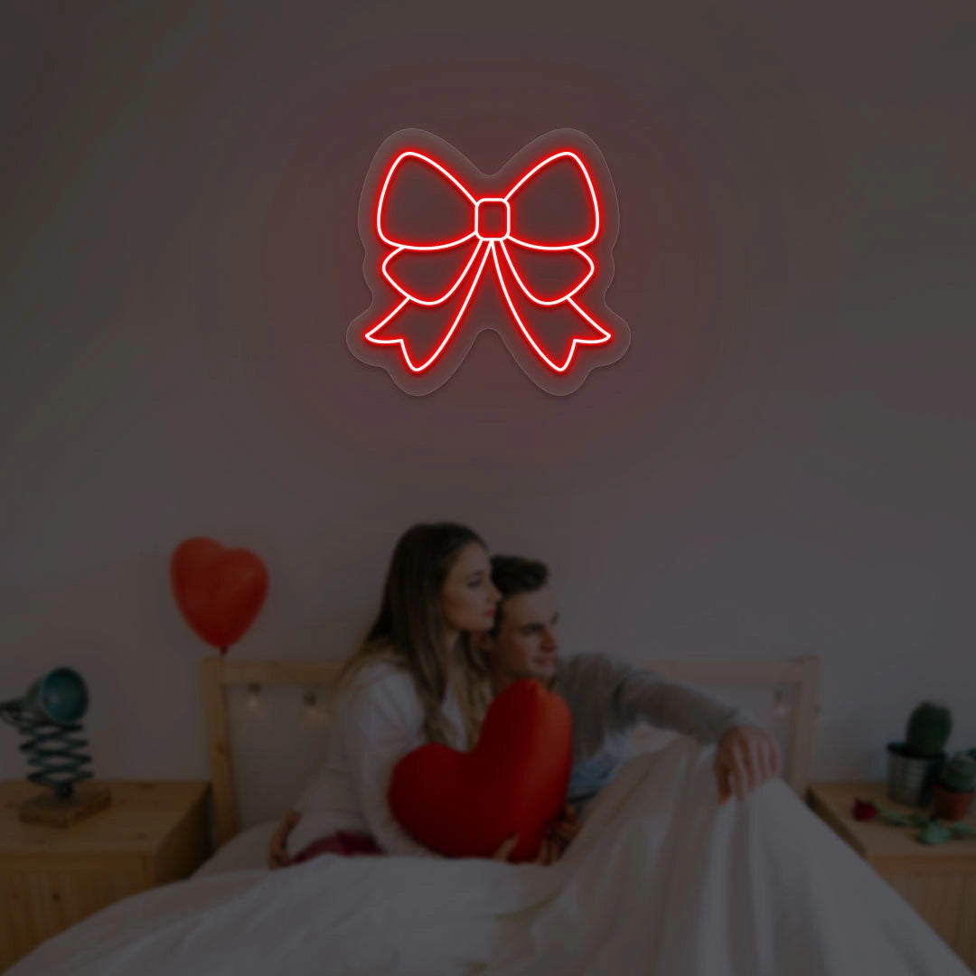 Bow Neon sign | Red