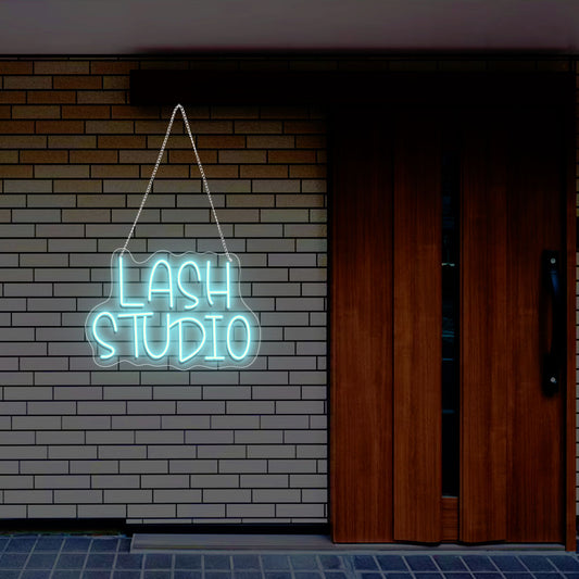 Lash Studio Text Neon Sign | CNUS013010 | Iceblue