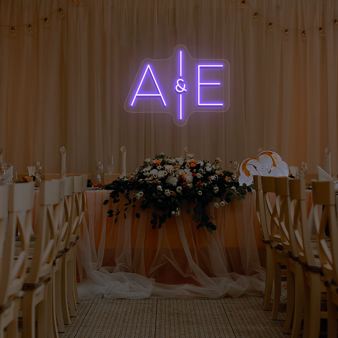 Initials Personalized Neon Sign | CNUS012217
