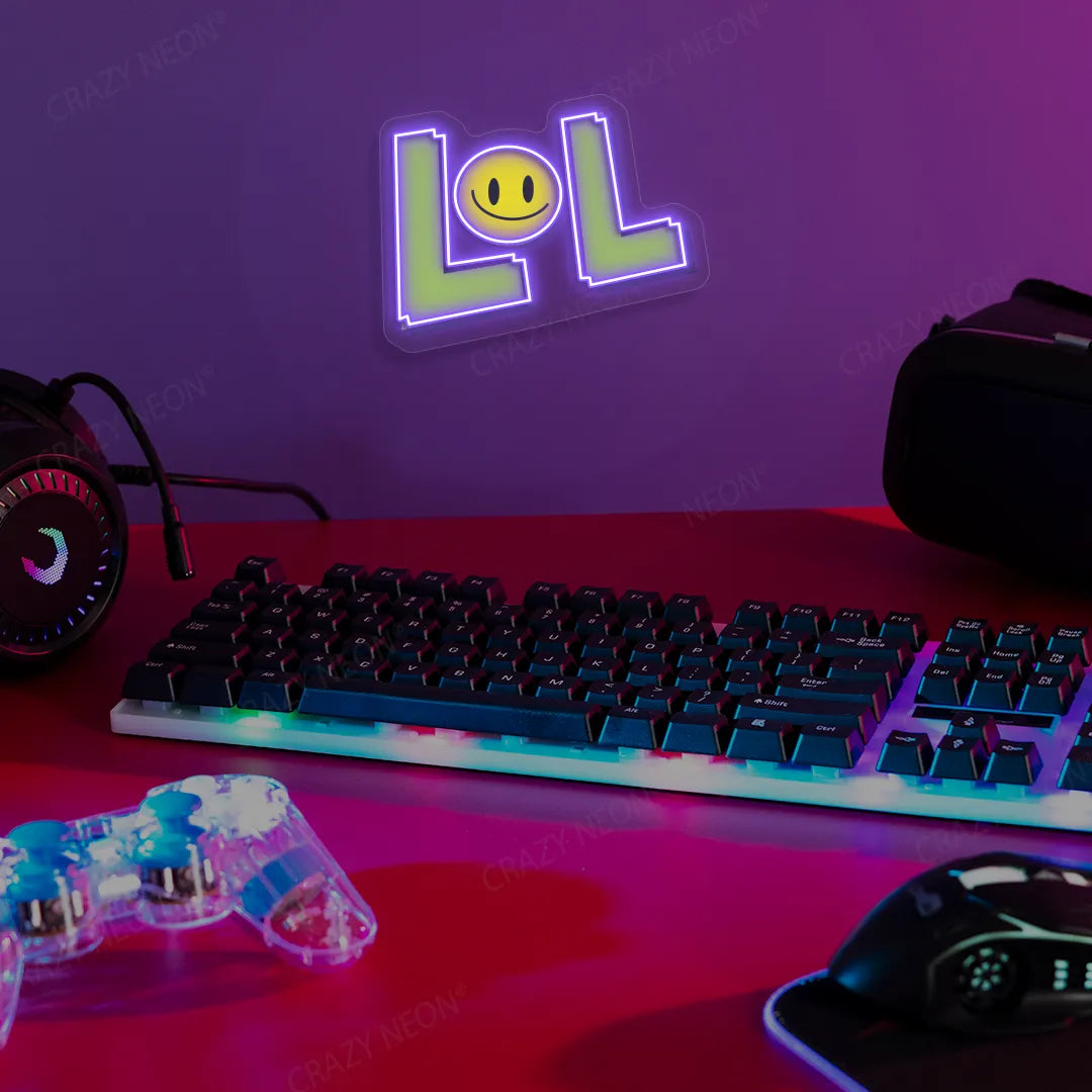 LOL Neon Artwork | Purple