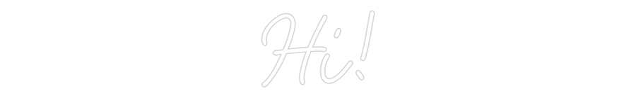 CN LED NEON: Hi!