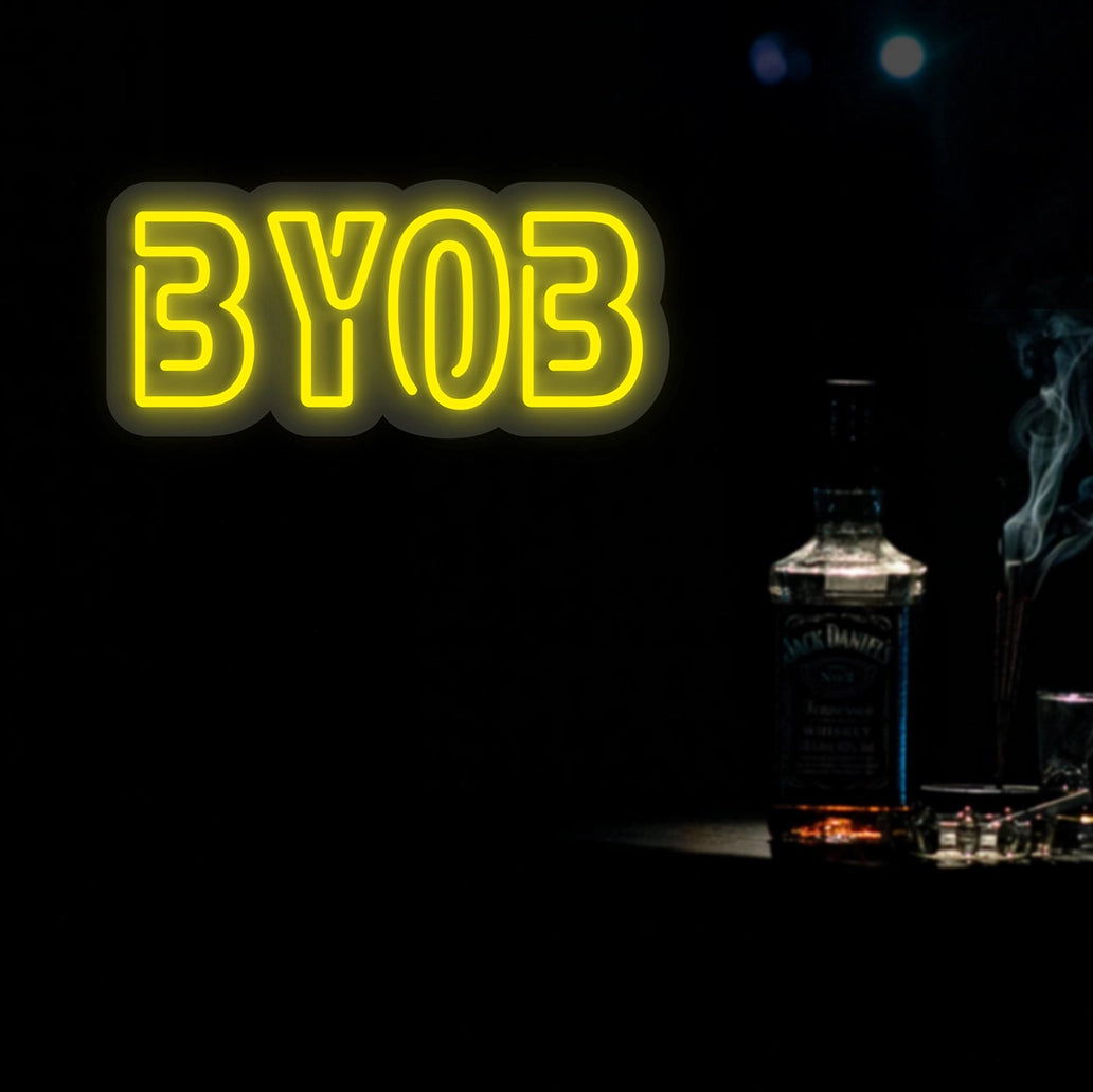 BYOB Neon Sign