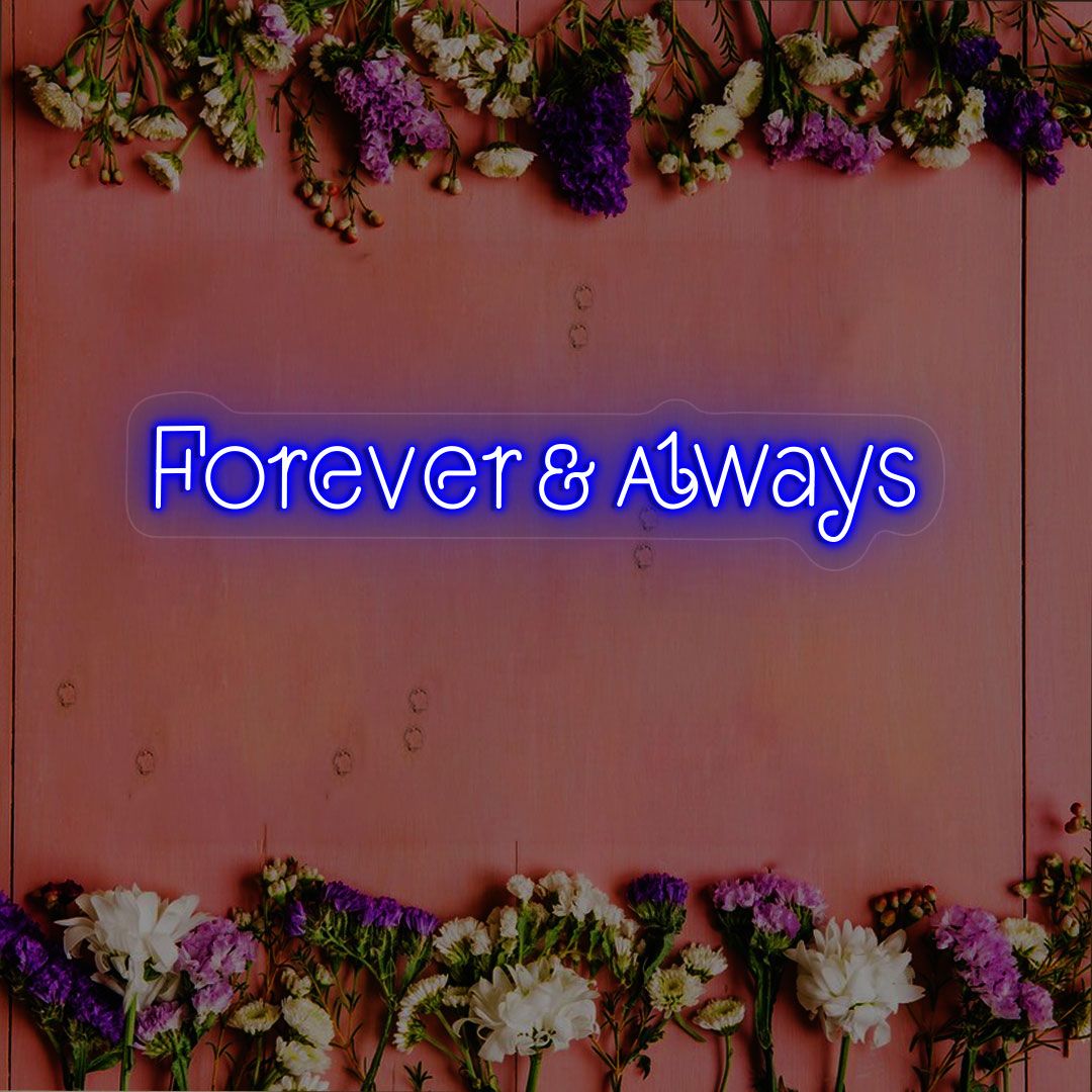 Forever & Always Sign CNUS000220 | Blue