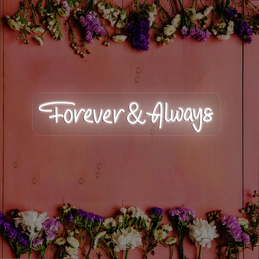 Forever & Always Sign | CNUS000213 | White