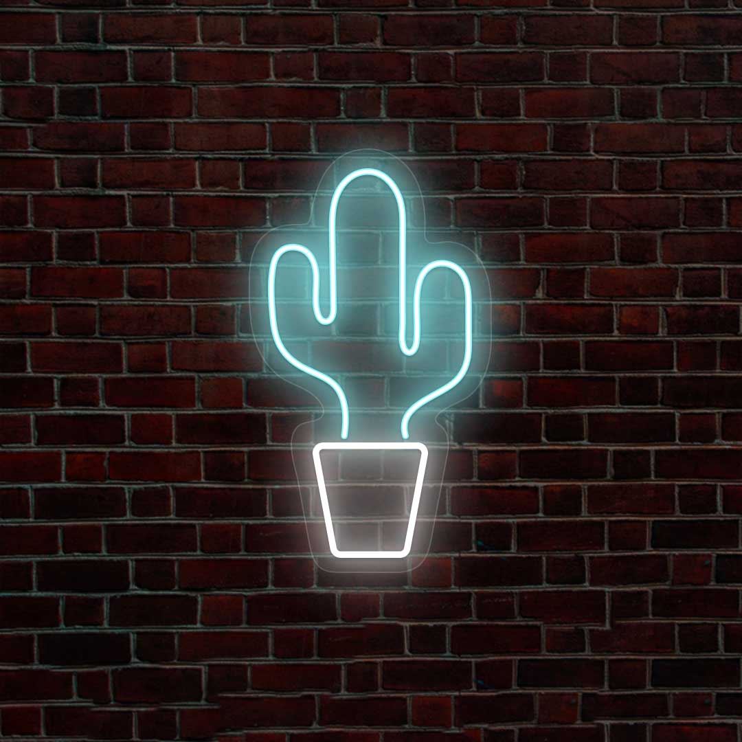 Cactus Jack Neon Sign | Multicolor | Iceblue - White