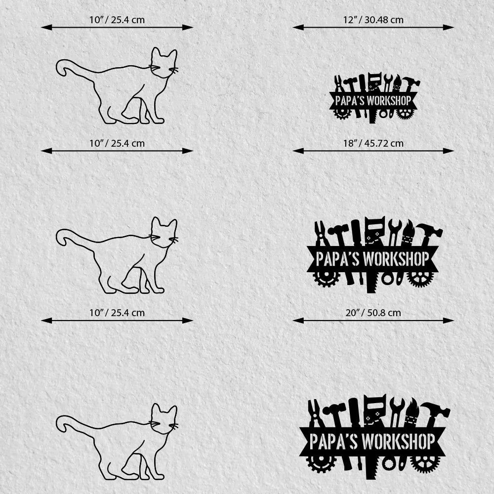 Custom Metal Garage Signs