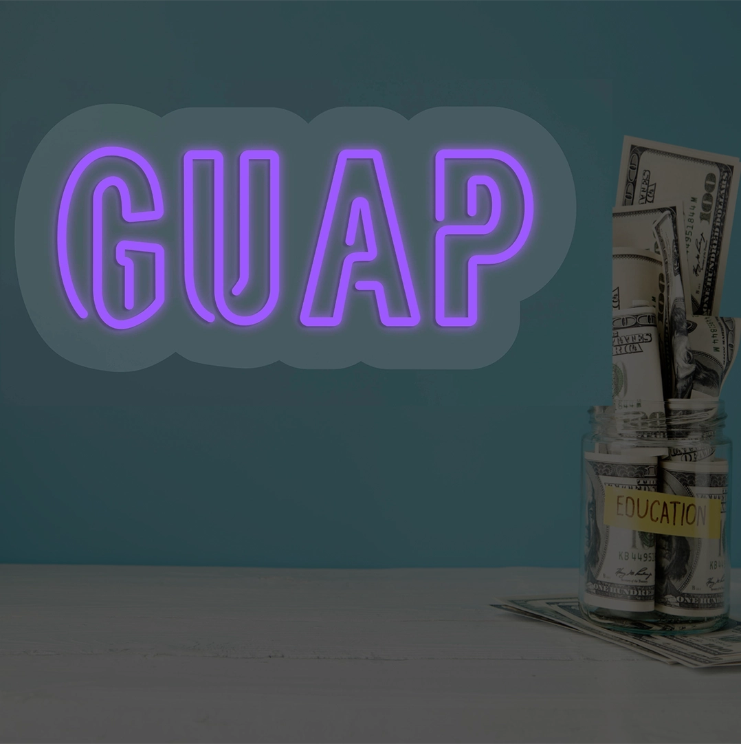 GUAP Neon Sign | Purple