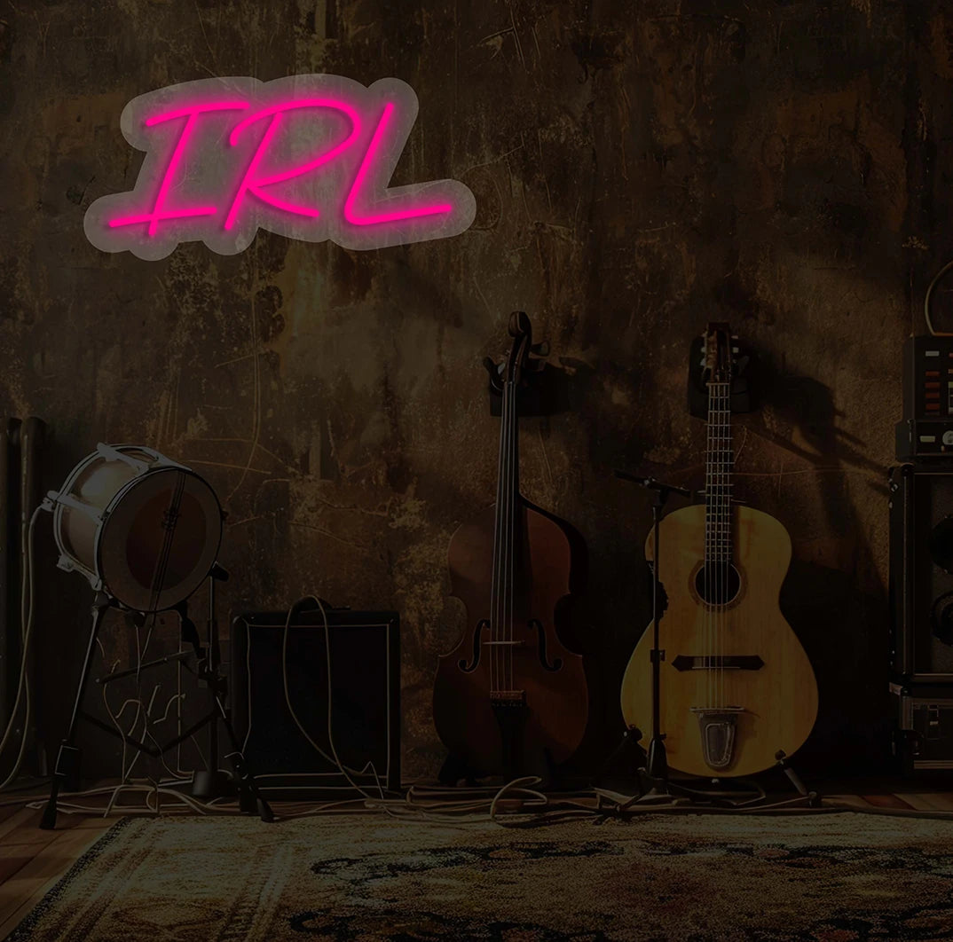 IRL Neon Sign | Pink