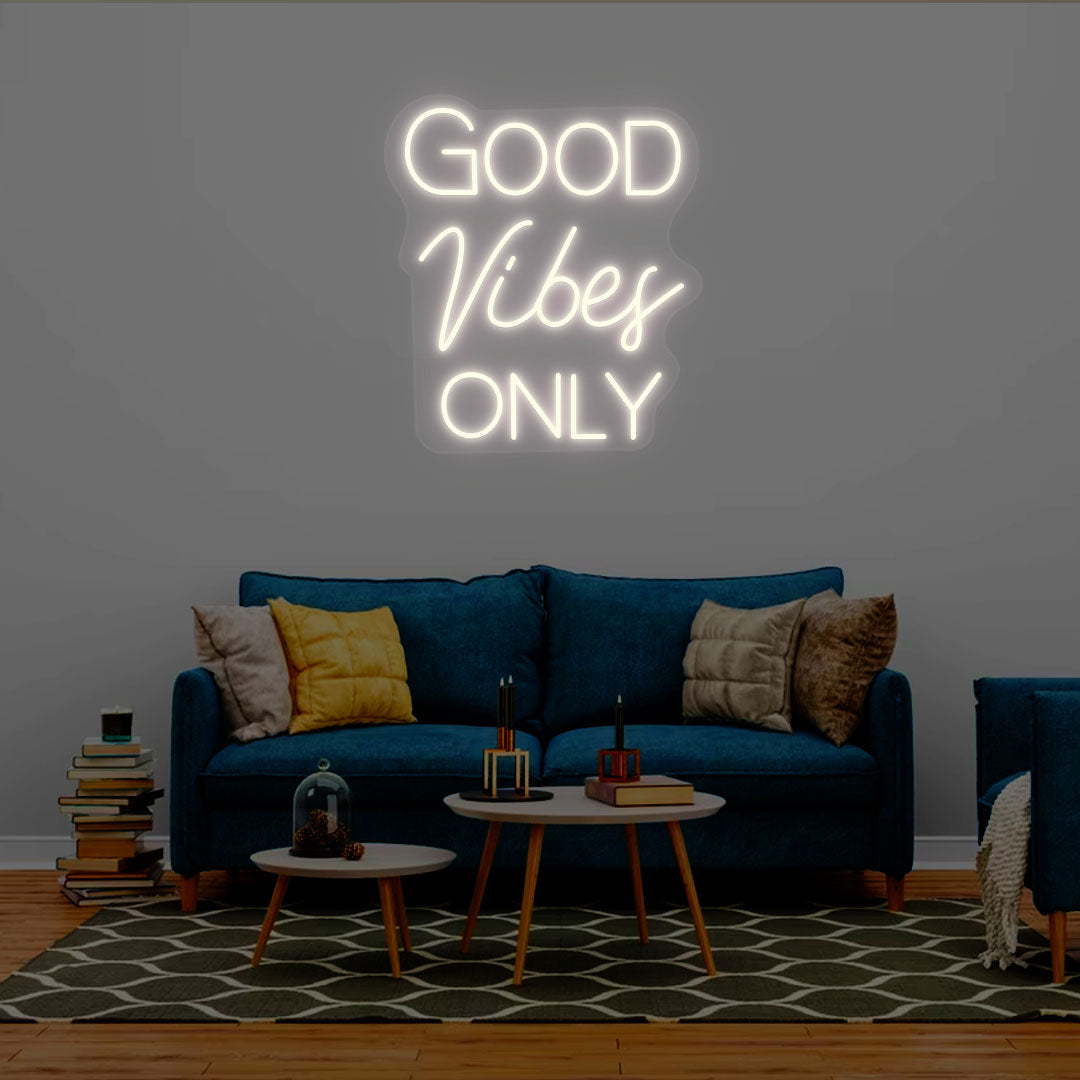 Good Vibes Only Neon Signs | Warmwhite