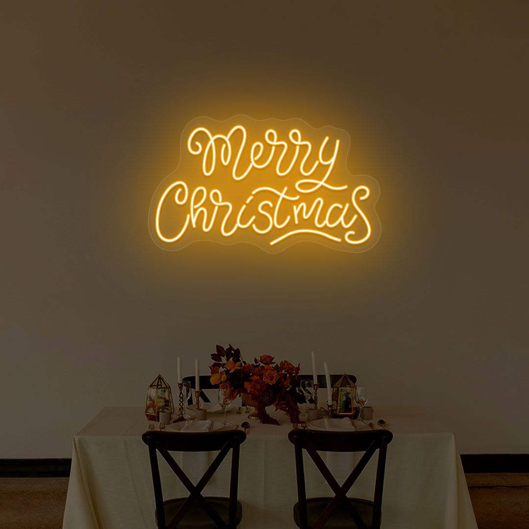 Cool Merry Christmas Neon Sign