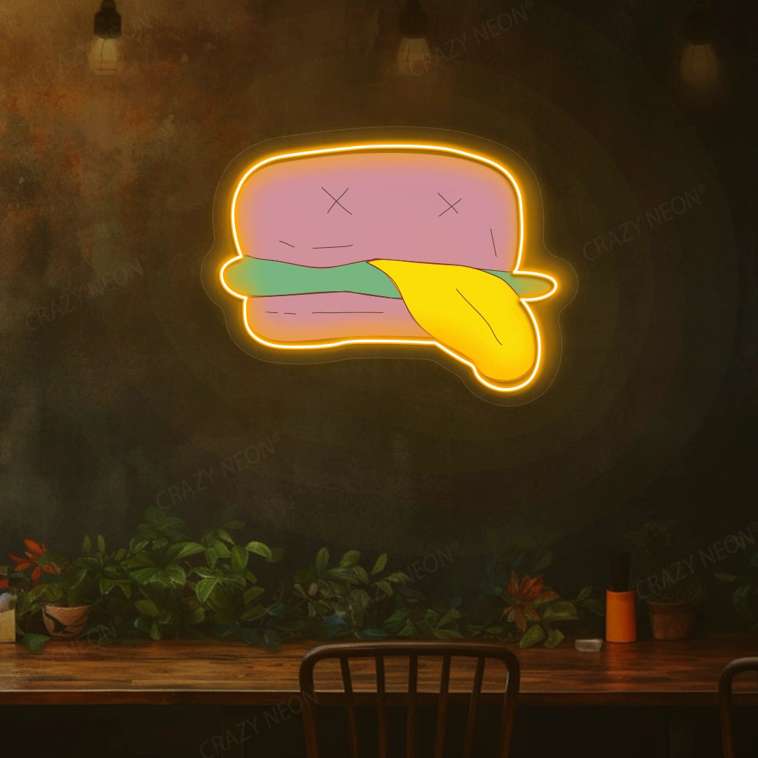 No Chill Neon Artwork | Orange