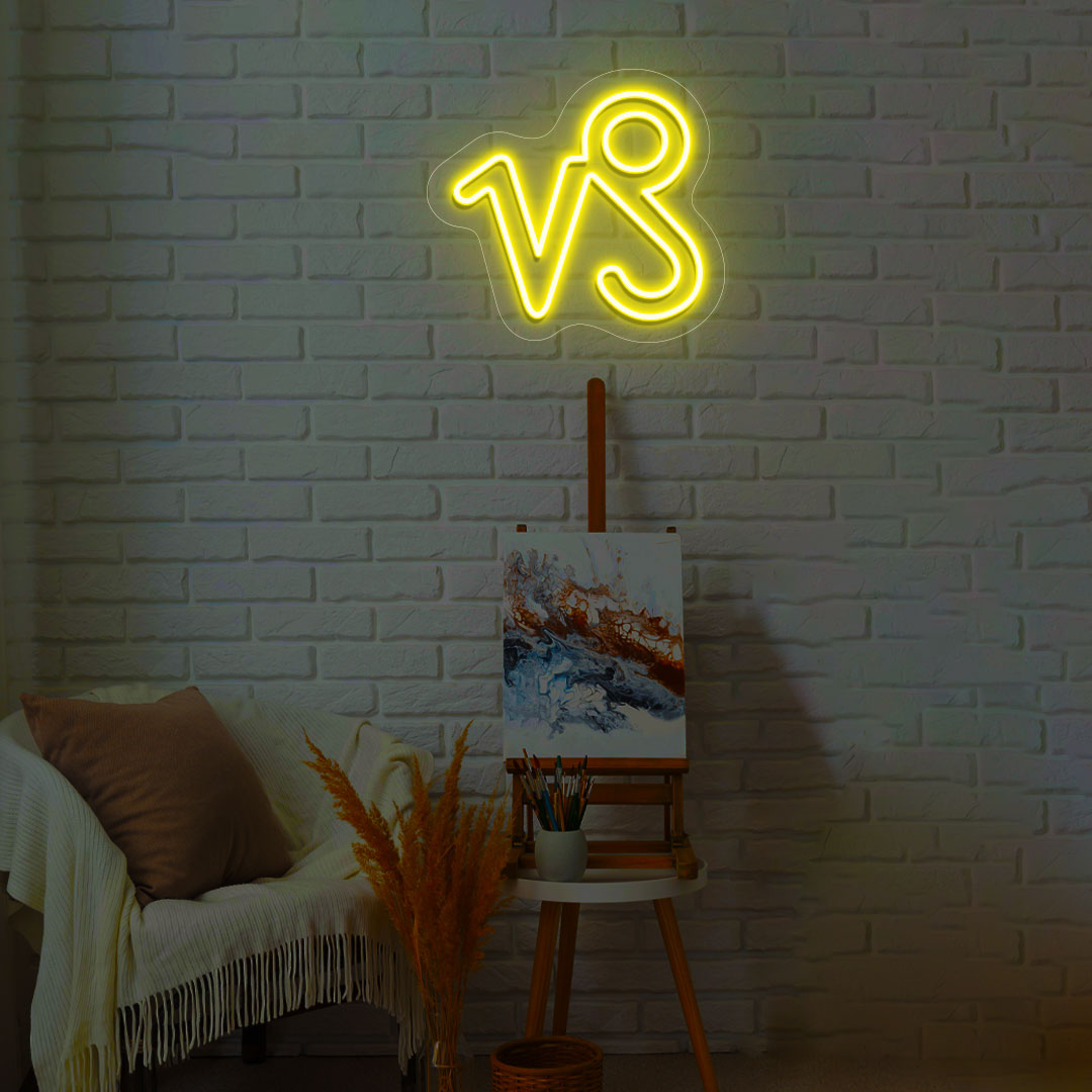 Capricorn Zodiac Neon Sign | CNUS013842 | Yellow