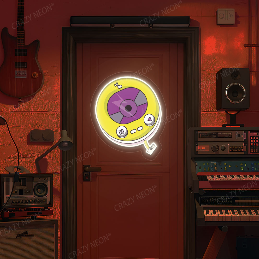 Vintage Music Neon Artwork | Warmwhite