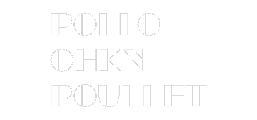 CN LED NEON: Pollo
Chkn
...