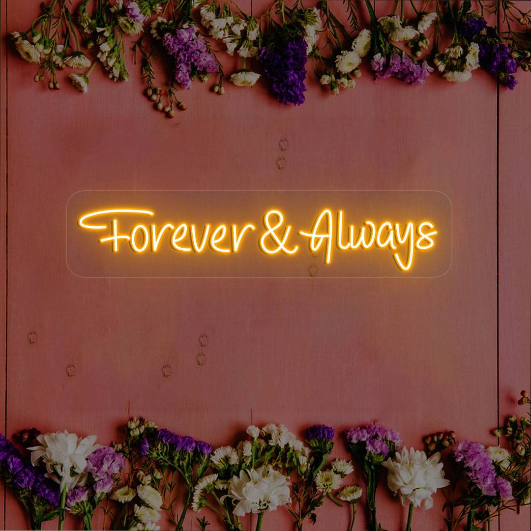 Forever & Always Sign | CNUS000213 | Orange