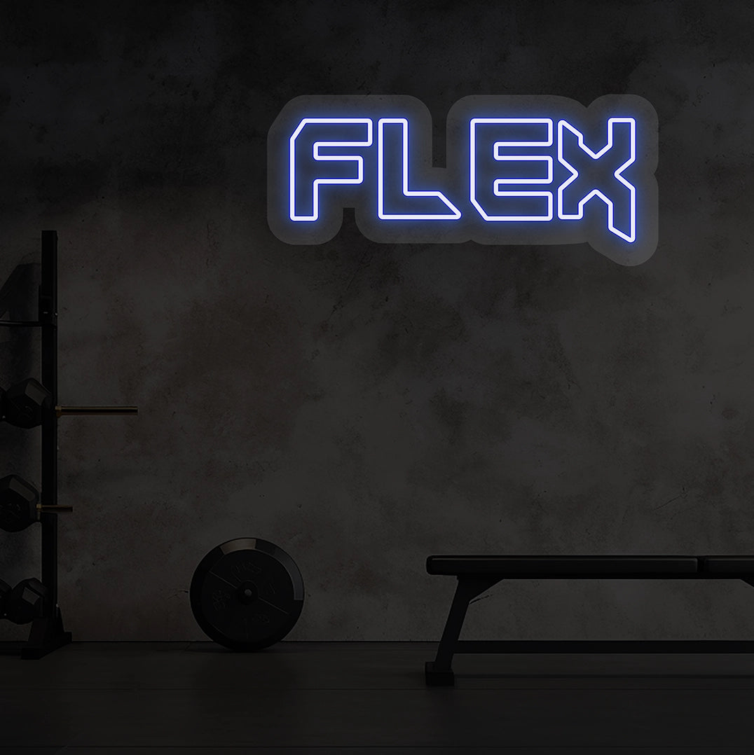 FLEX Neon Sign | Blue