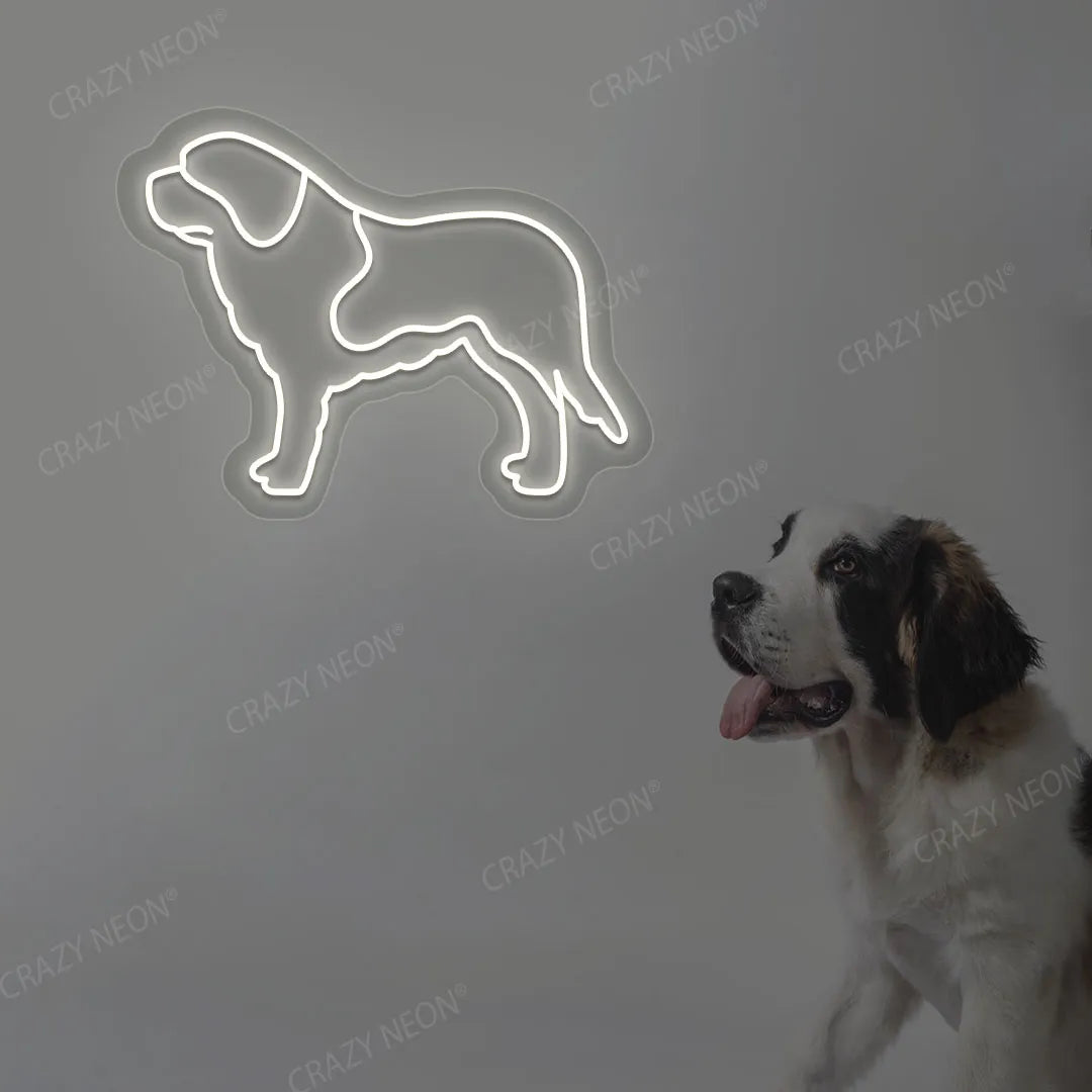 Saint Bernard Neon Sign | Warmwhite