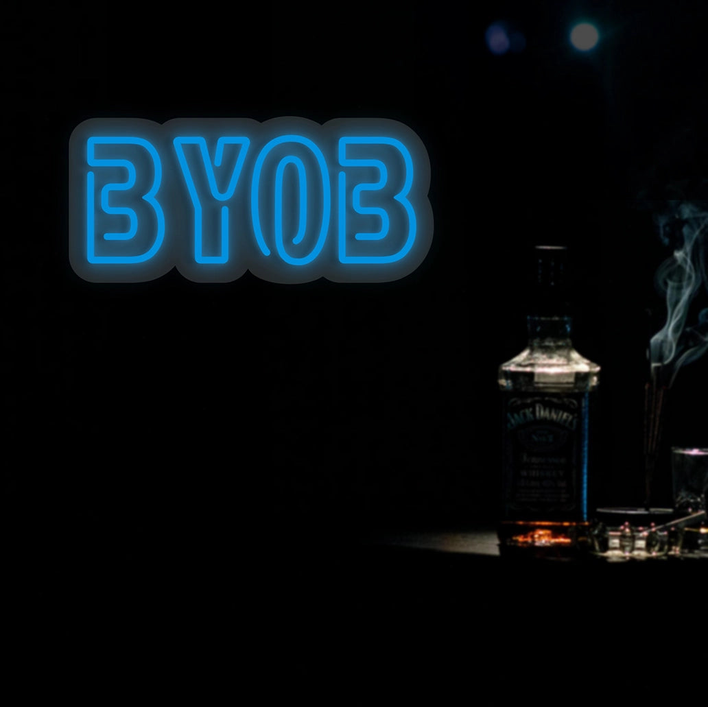 BYOB Neon Sign