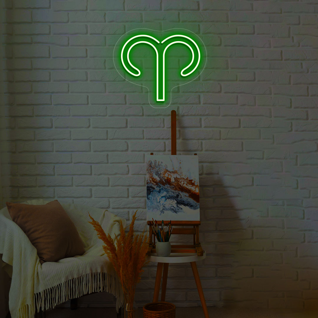 Aries Zodiac Neon Sign | CNUS014002 | Green