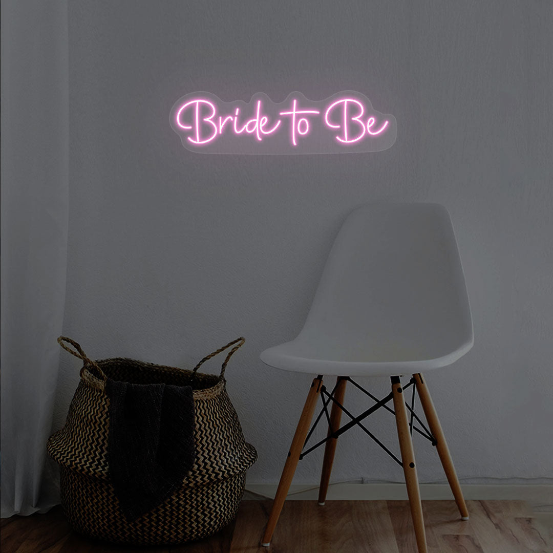Bride To Be Neon Sign | Pink