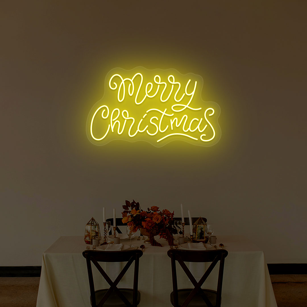 Cool Merry Christmas Neon Sign