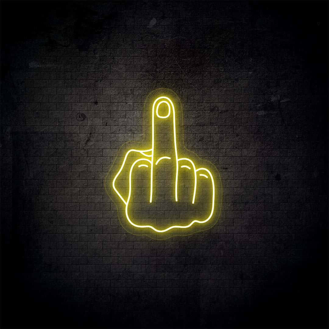 Middle Finger Neon Sign | CNUS002684