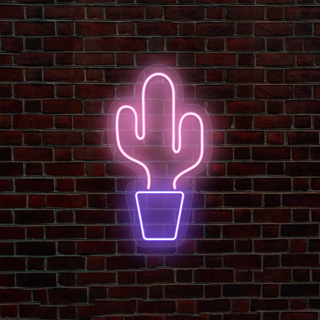 Cactus Jack Neon Sign | Multicolor |  Pink - Purple