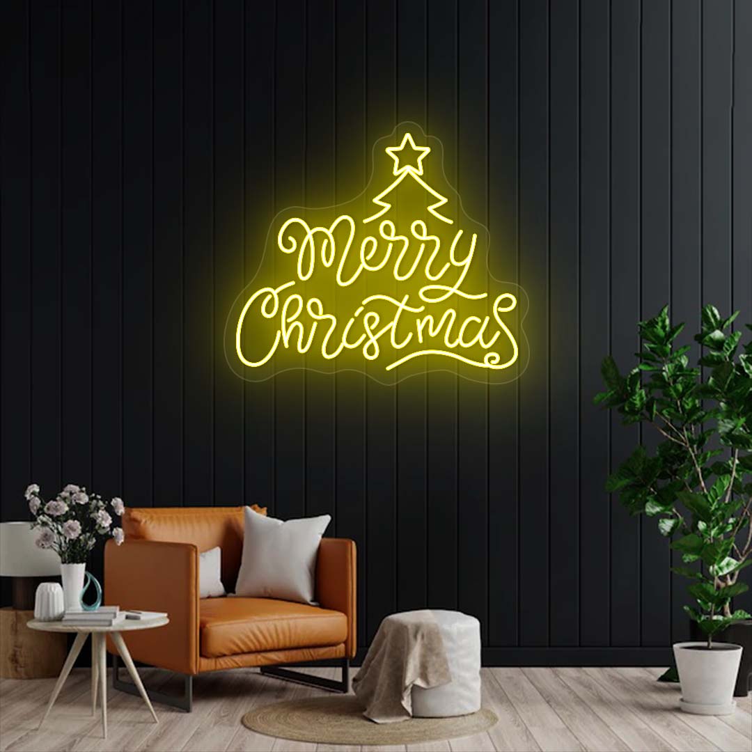 Merry Christmas Neon Sign