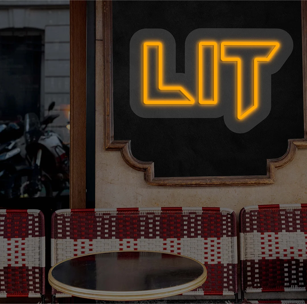 LIT Neon Sign
