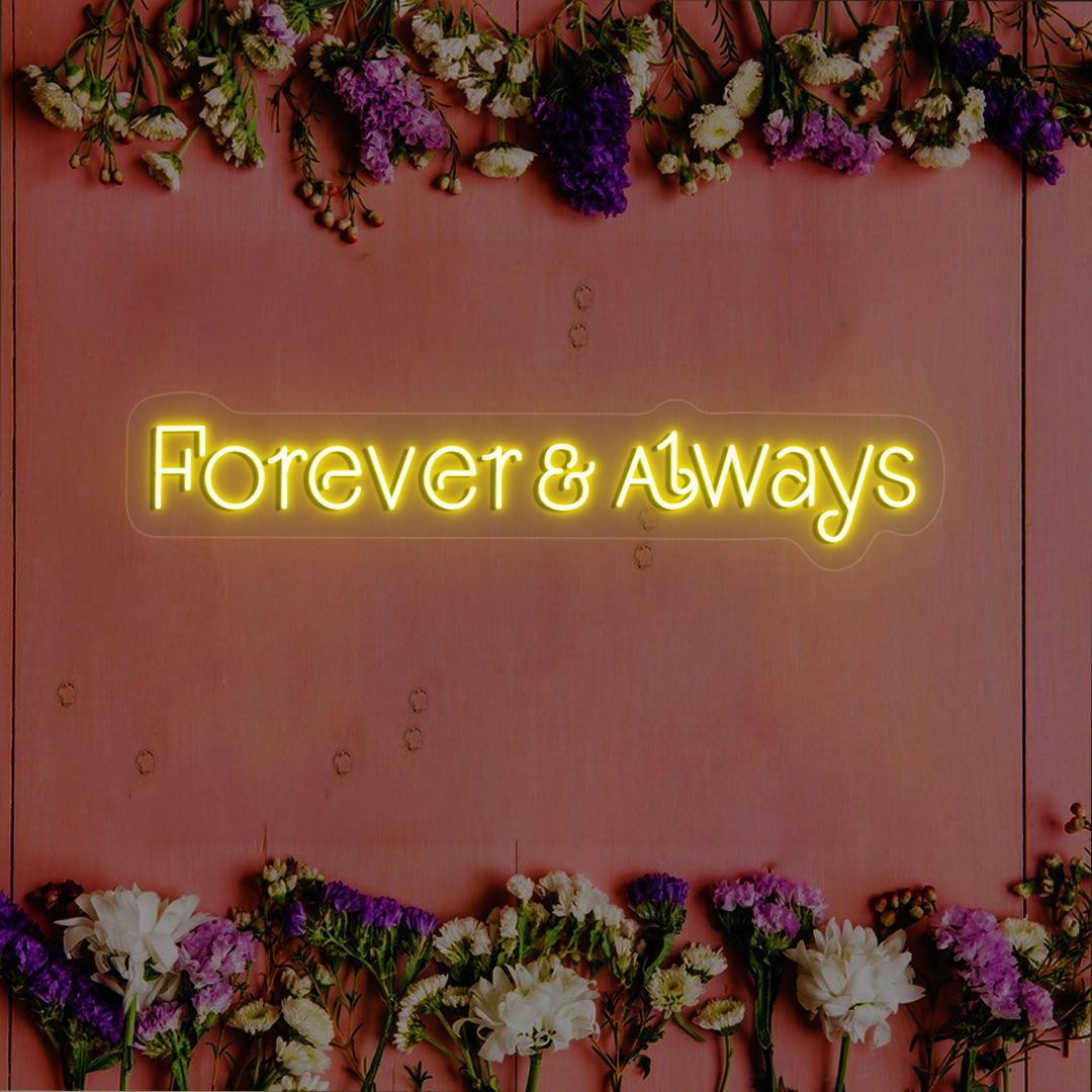 Forever & Always Sign CNUS000220 | Yellow
