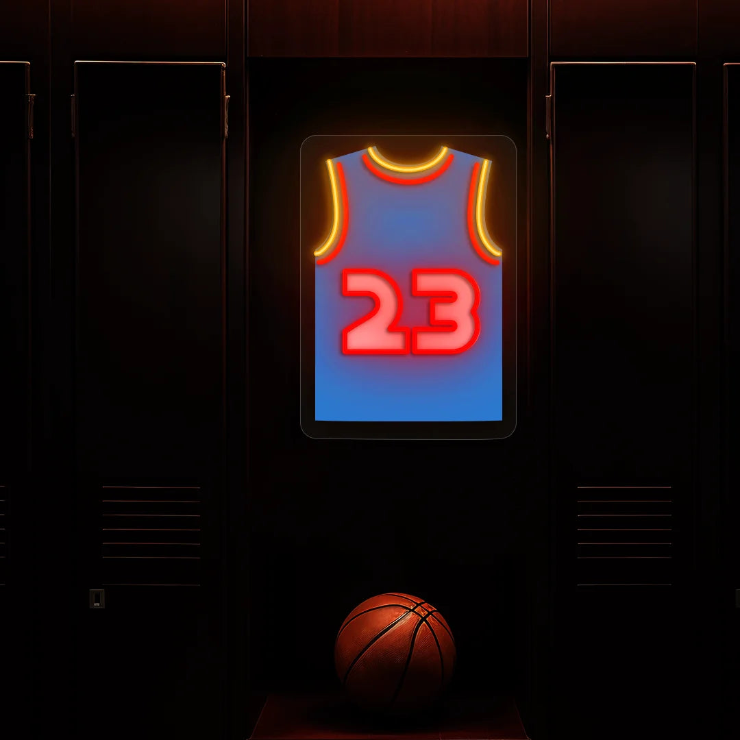 Oklahoma Barnhizer 23 Jersey Basketball Neon Artwork
