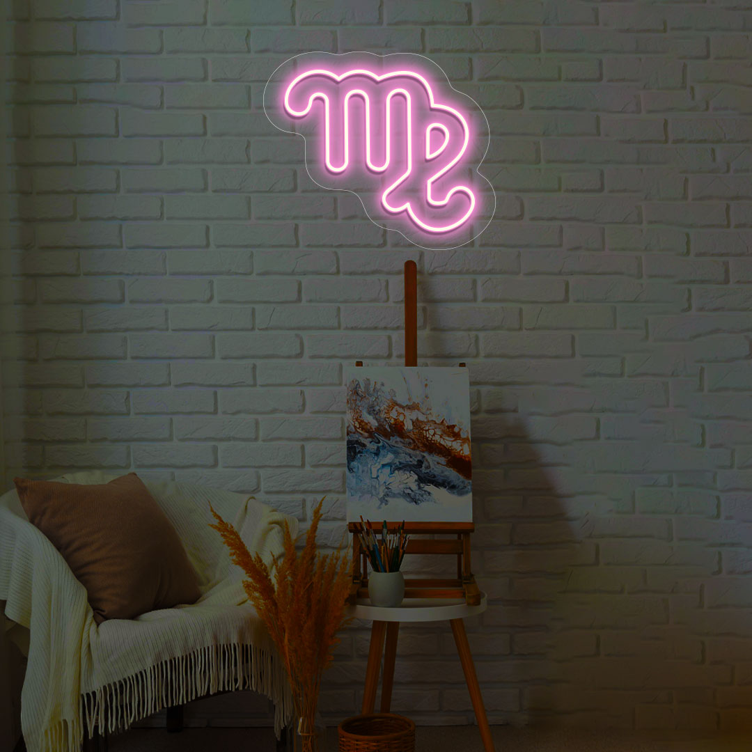Virgo Zodiac Neon Sign | CNUS013282 | Pink