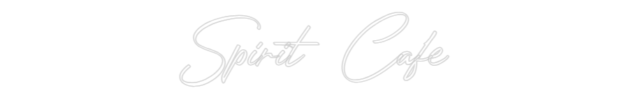 CN LED NEON: Spirit Cafe