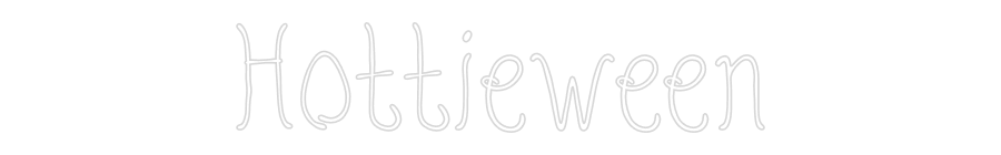 CN LED NEON: Hottieween