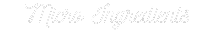 CN LED NEON: Micro Ingredi...