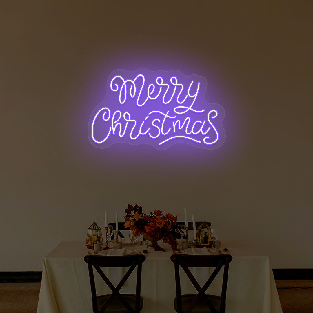 Cool Merry Christmas Neon Sign