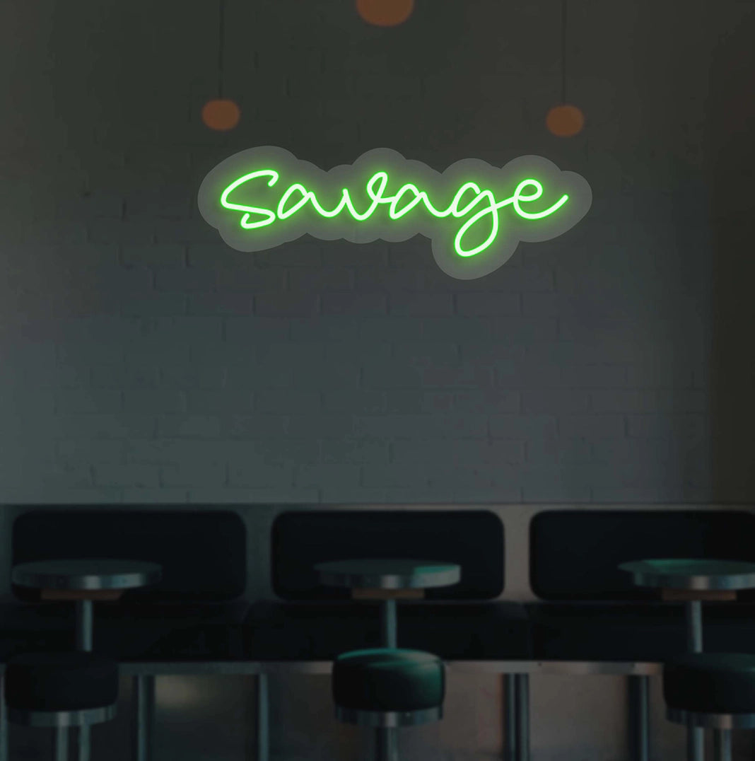 Savage Neon Sign | Green