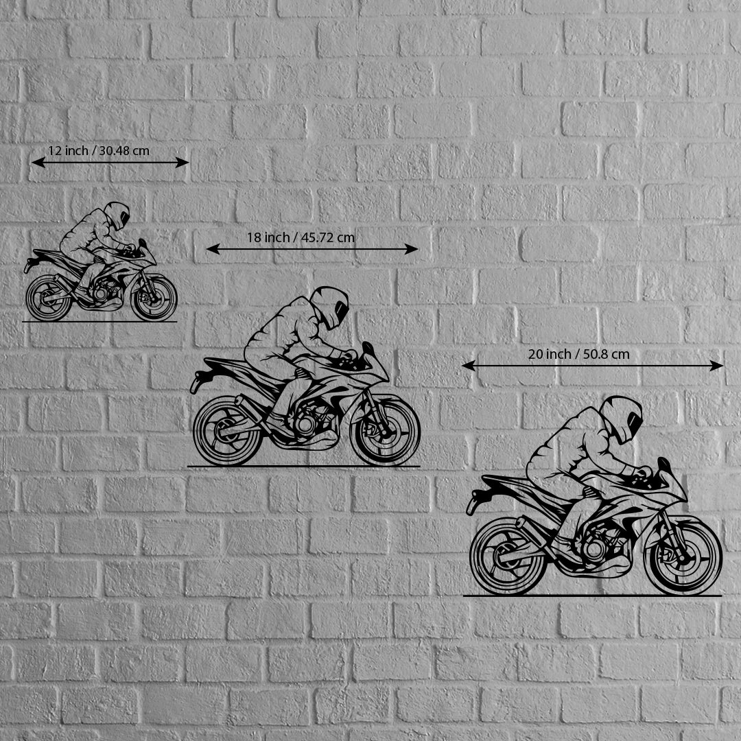 Motorcycle Metal Wall Sign