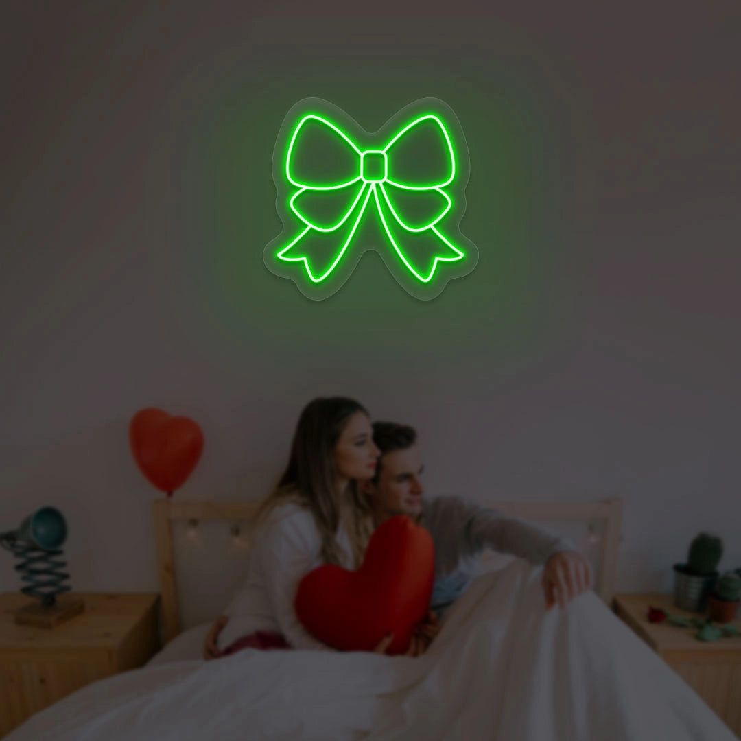 Bow Neon sign | Green
