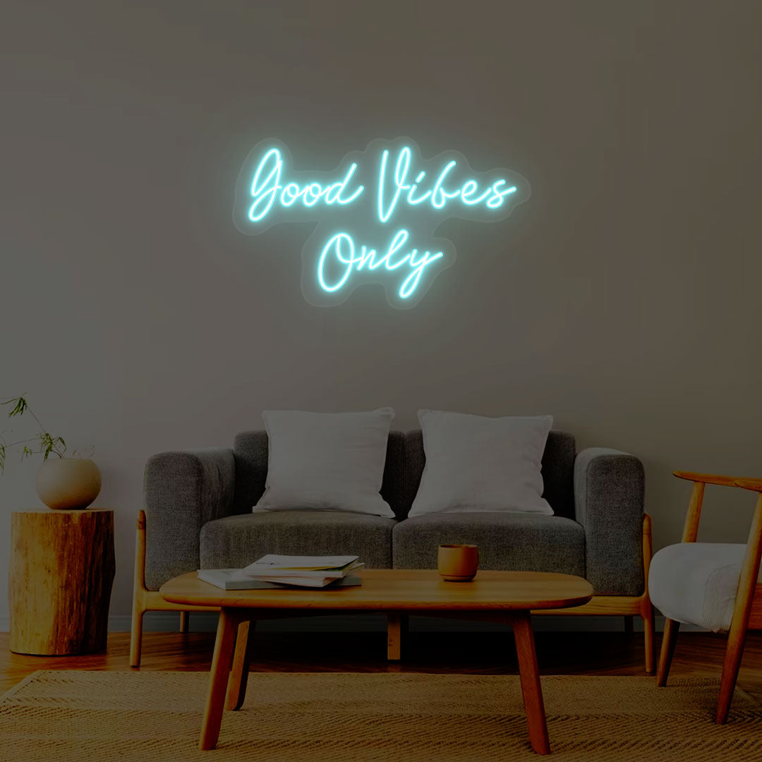 Good Vibes Only Neon Sign | Iceblue