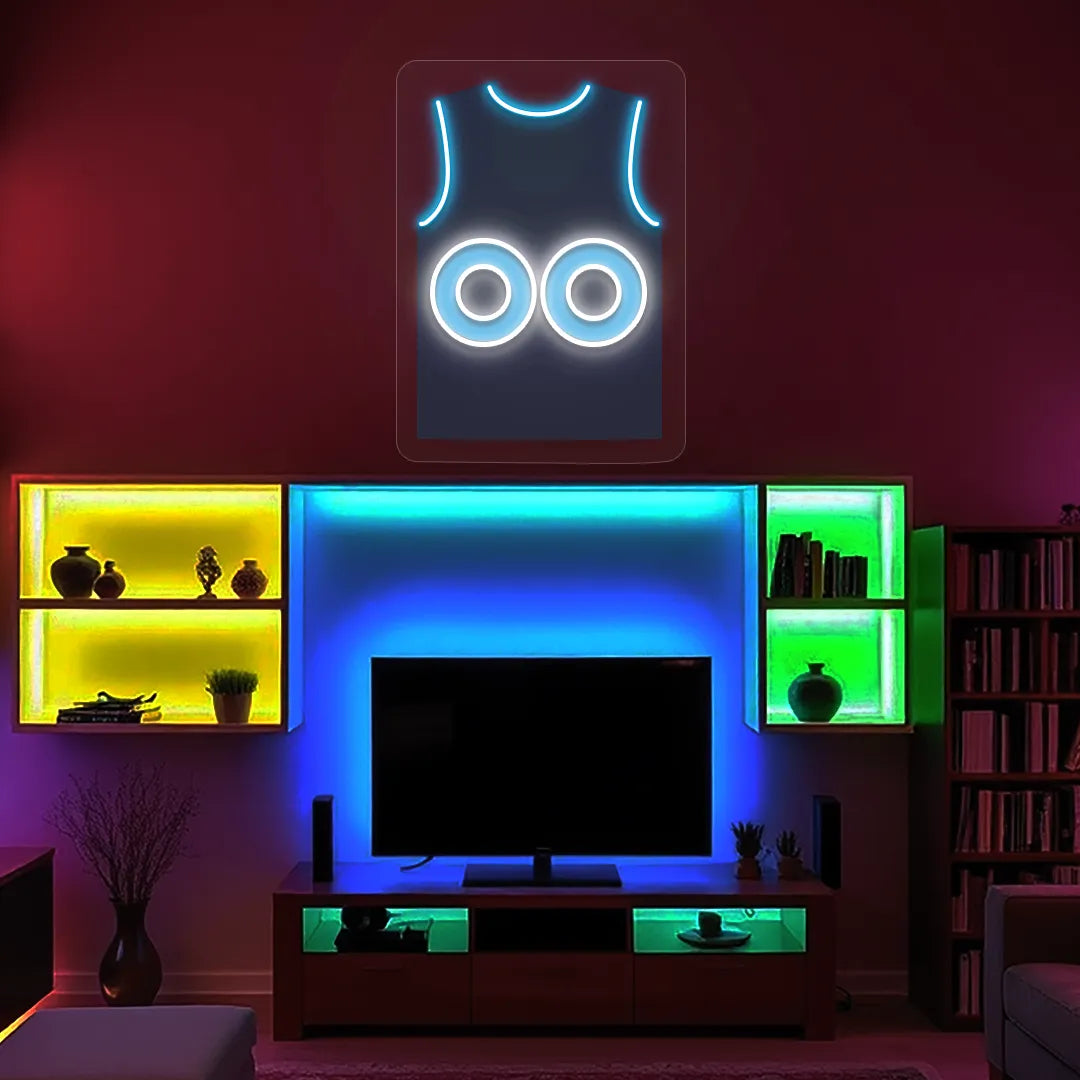 Memphis Wells 00 Jersey Basketball Neon Artwork