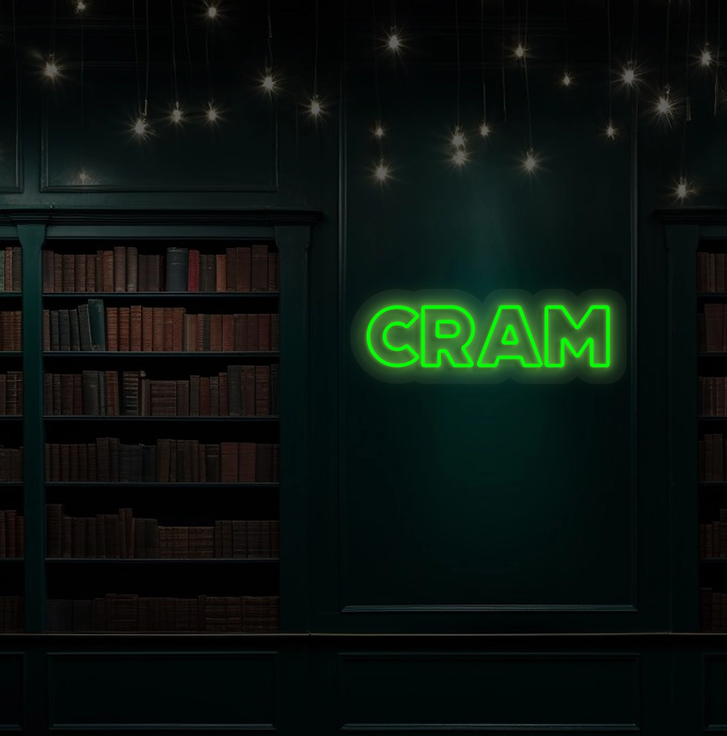 CRAM Neon Sign