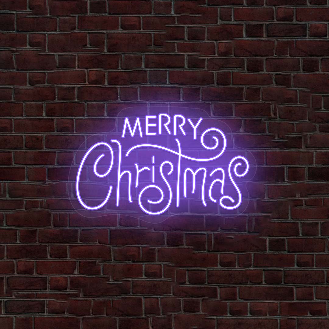 Merry Christmas Neon Sign