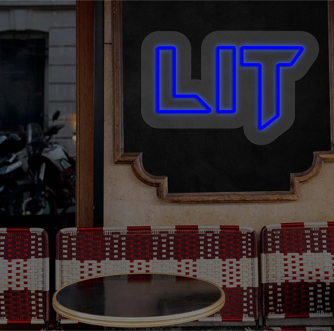 LIT Neon Sign